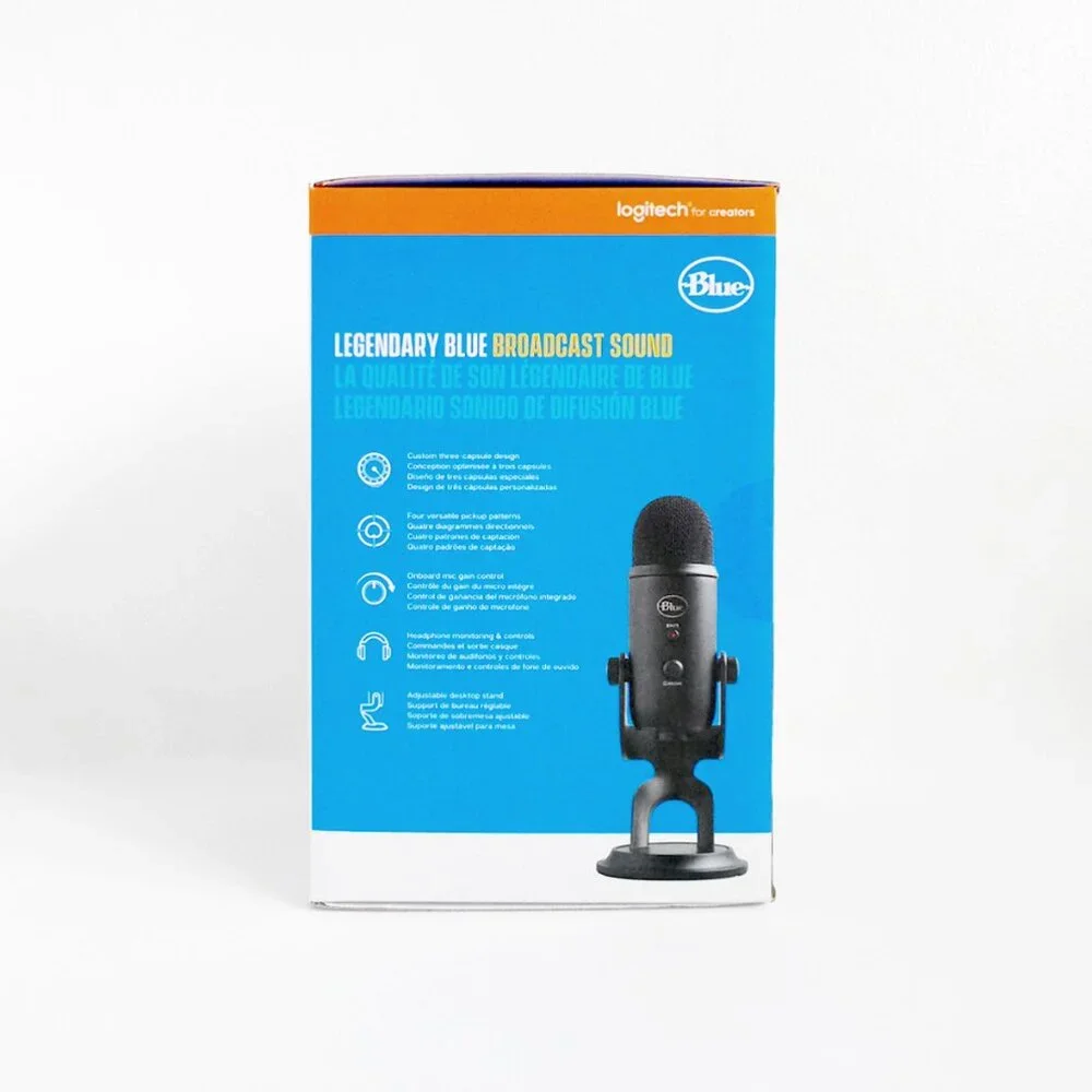 NEW IN BOX LOGITECH YETI BLUE USB Microphone Factory Sealed
